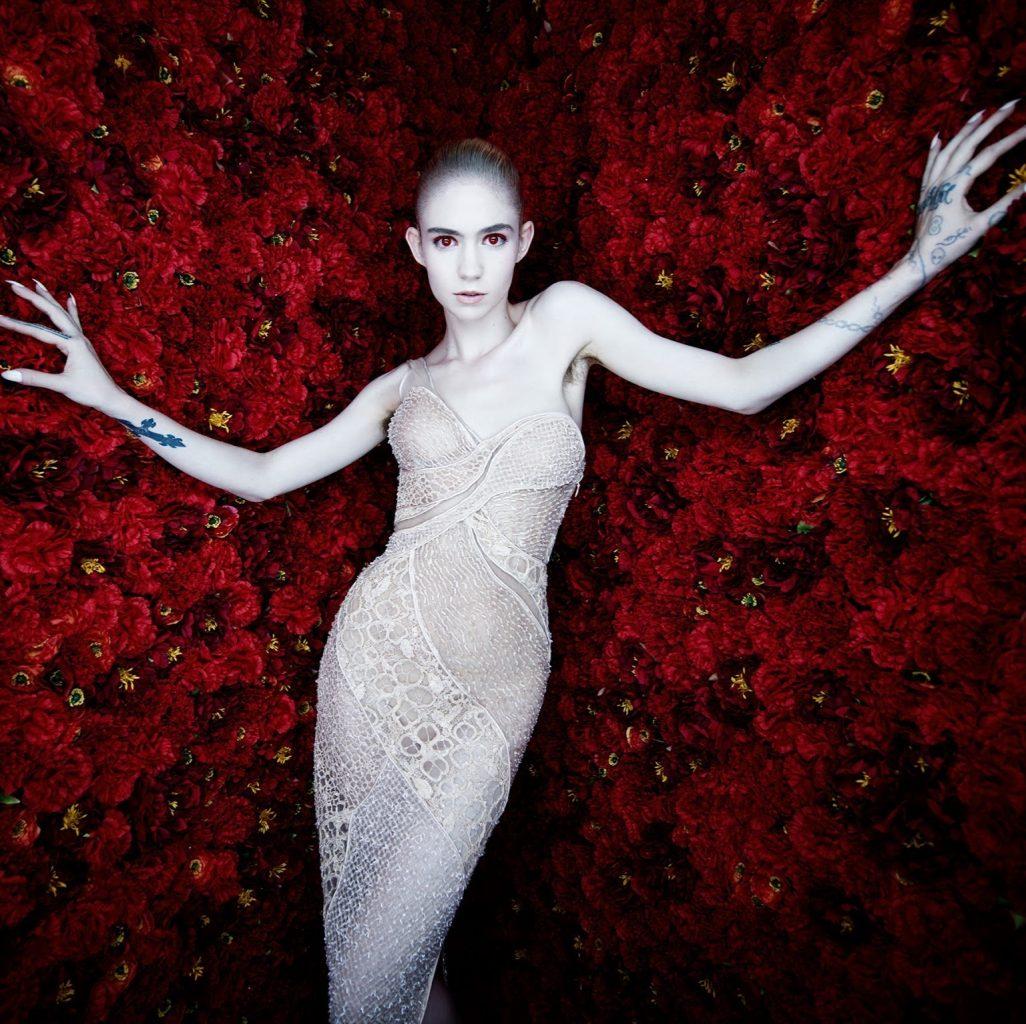 Experimental electronica artist Grimes curates, shares