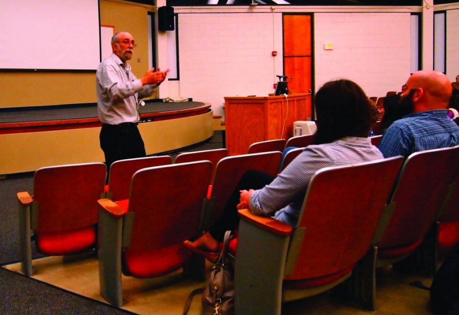 Paul Rozin, expert in psychology of food, spoke at UNCA on Sept. 25 in the Humanities Lecture Hall in a discussion titled 