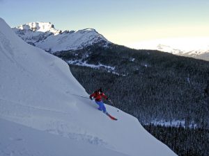 Photo courtesy of Stuart Parker Stuart Parker takes to the slopes during his Study Away trip to Montana last year.