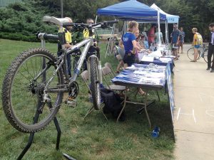 Fix-It DYI bike station just opened up next to Zeis Hall. Photo by Ashika Raval - Staff Writer