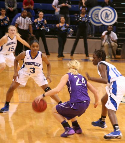 UNC Asheville womens basketball team took on Furman at the Kimmel Arena Nov. 9 and won 68-65.