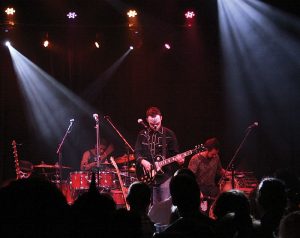 Photo by Scott Woody - Contributor Justin Perkins plays the kora during the show at Isis Music Hall last Thursday and Friday.