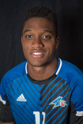 Chuka Anyafor is the new forward for the men's soccer team. Photo courtesy of UNC Asheville