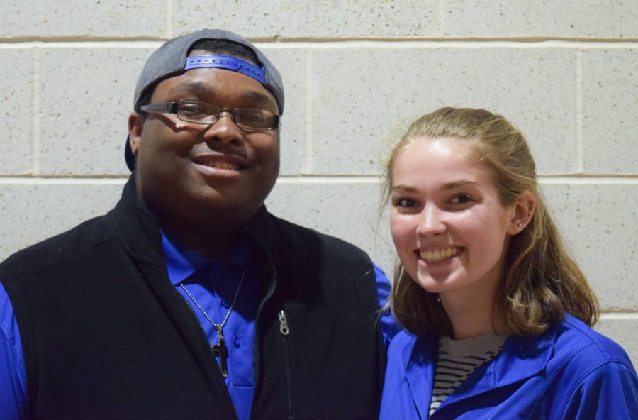 President-elect Tim Hussey and vice president-elect Lauren Bulla. Photo by Tim Hayes.