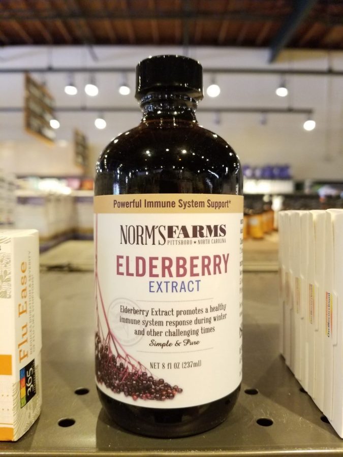 Elderberry is thought to improve cold and flu symptoms. Photo by Nick Haseloff.