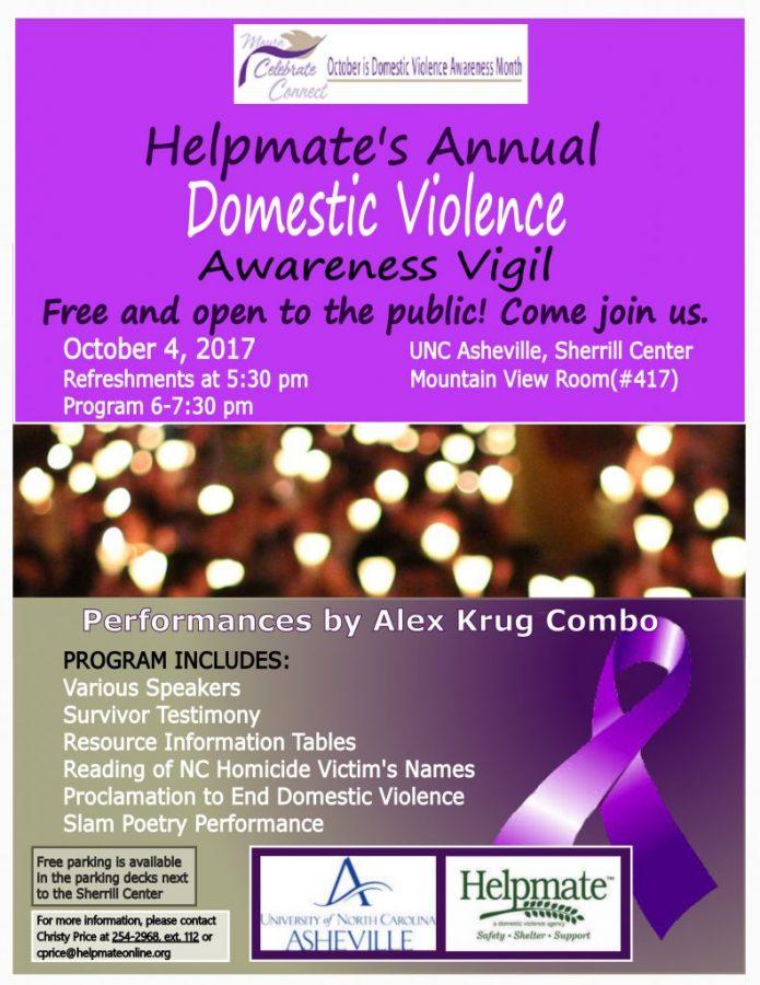  Helpmate aims to honor and educate at on-campus Domestic Violence Awareness vigil