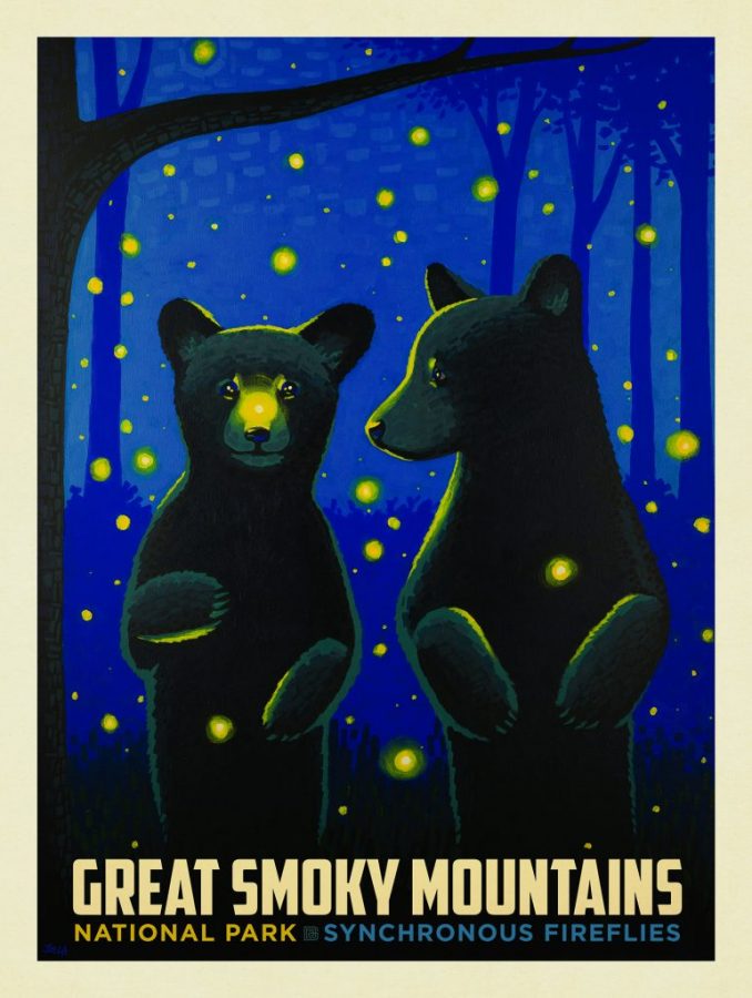 Great Smoky Mountain posters transport viewers back to 40s