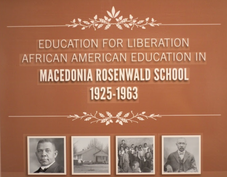 The Rosenwald Schools provided education for African American children in the South from 1925 to 1963. Graphic designed my Shawn Winebrenner.