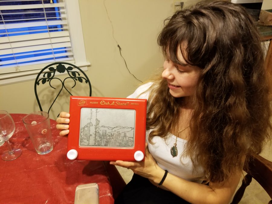 Amber Hausle recently rediscovered her talent for Etch A Sketch art and decided to make an Instagram account @etchingsketchez so her friends could see her work.