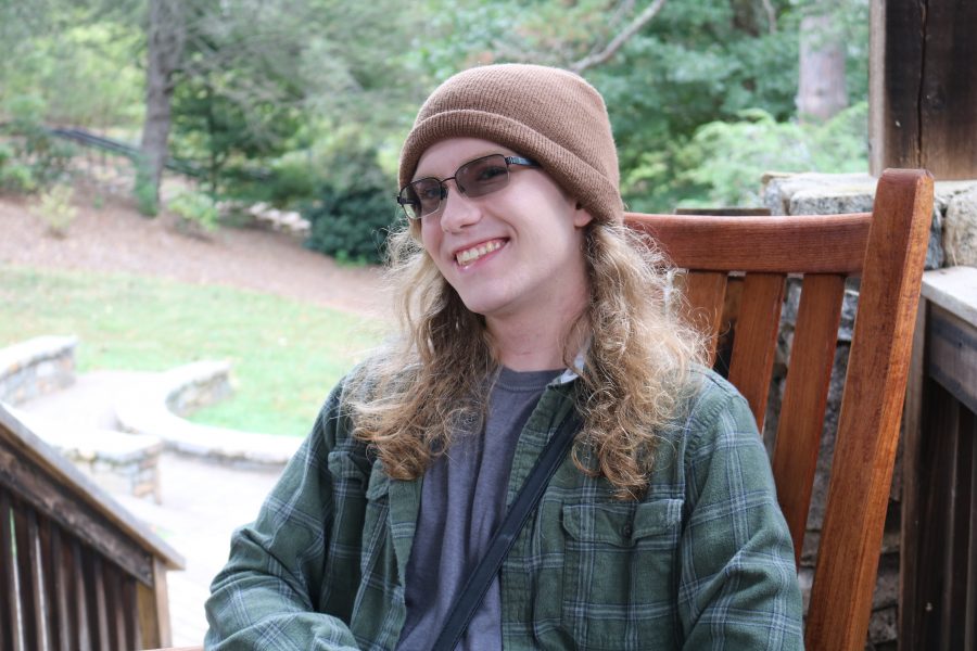 Photo By: London Newton
Zach Lambert, trans UNCA student reflects on how she came to realize her gender identity 
