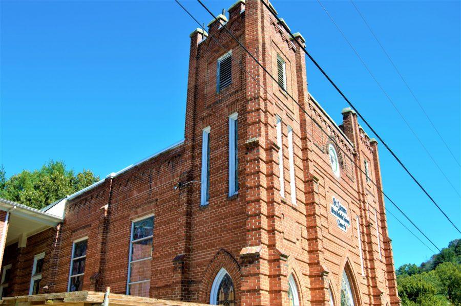 St. James African Methodist Episcopal Church undergoes renovations to better
serve the East End community.