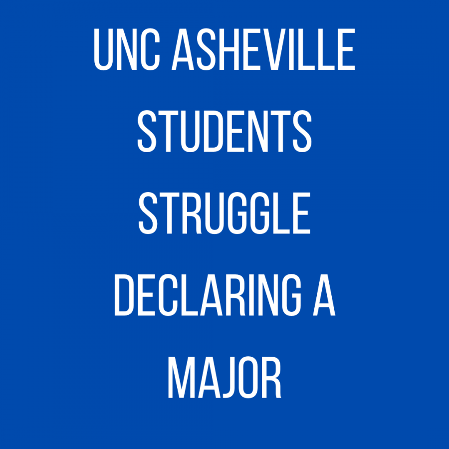 UNC Asheville students struggle declaring a major