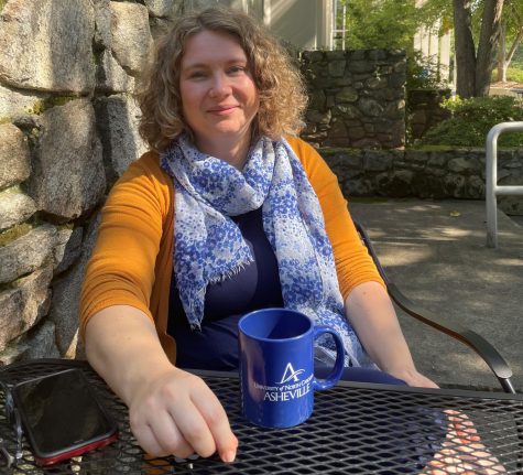 Photo by Roy Inkidar
Chair & Associate Professor of German Regine Criser shares her
thoughts on the challenges UNC Asheville is currently facing in the language department.