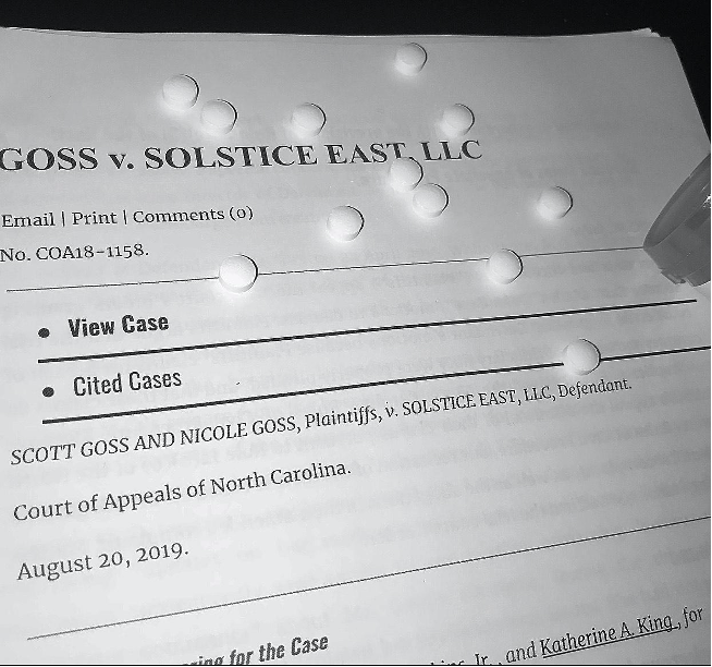 Photo from Cailey Mcginn
Goss v. Solstice East a lawsuit that took place in August of 2019. A thirteen-year-old girl overdoses after being given five times the recommended dosage of the drug Lamictal. Her family sues Solstice East for damages.