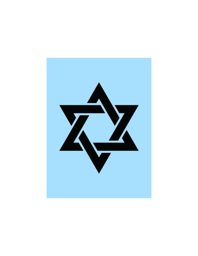 The Star of David symbolizes the Jewish faith.