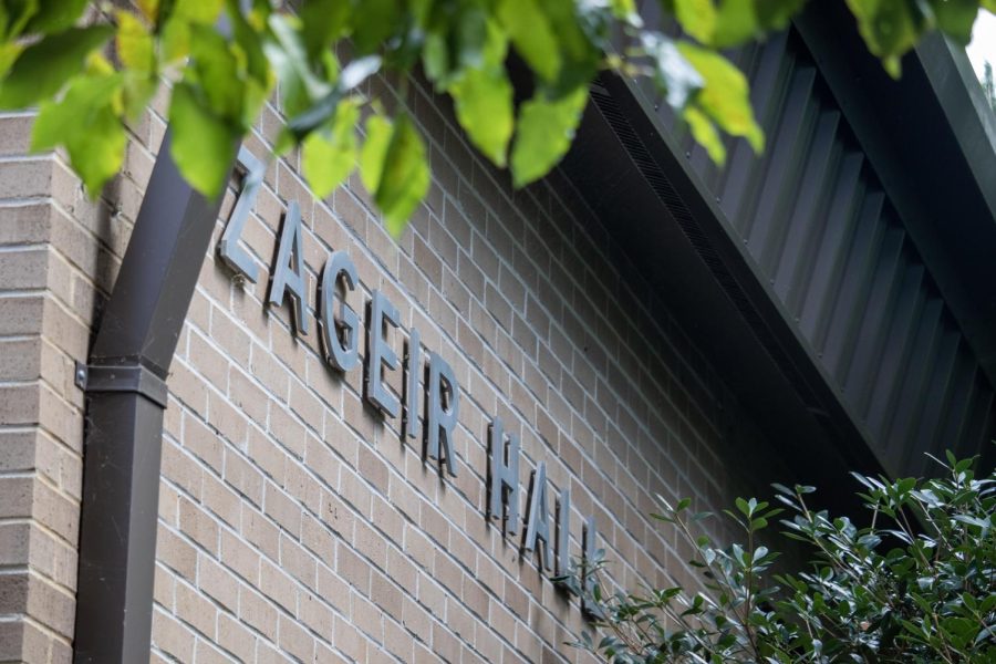 Zaiger Hall houses the political science department. 