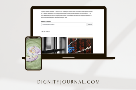 Dignity’s website and the cover art and PDF of Volume two that can be viewed online. 