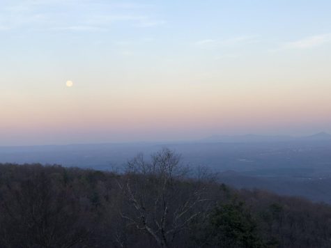 A view from Roaring Gap, NC on March 6.