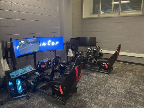 Racing Sims at the UNCA Campus Recreation Esports Center.