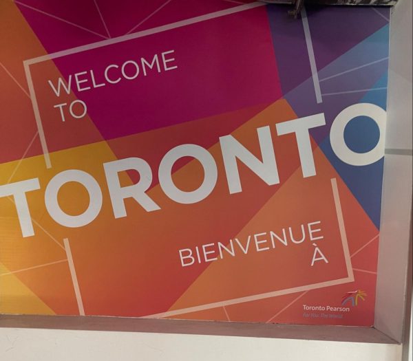 The Toronto welcome sign