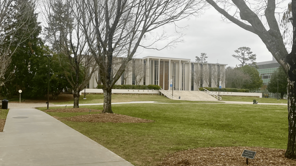 Ramsey Library stands tall on the UNC Asheville campus amidst DEI removal across the UNC schooling systems.