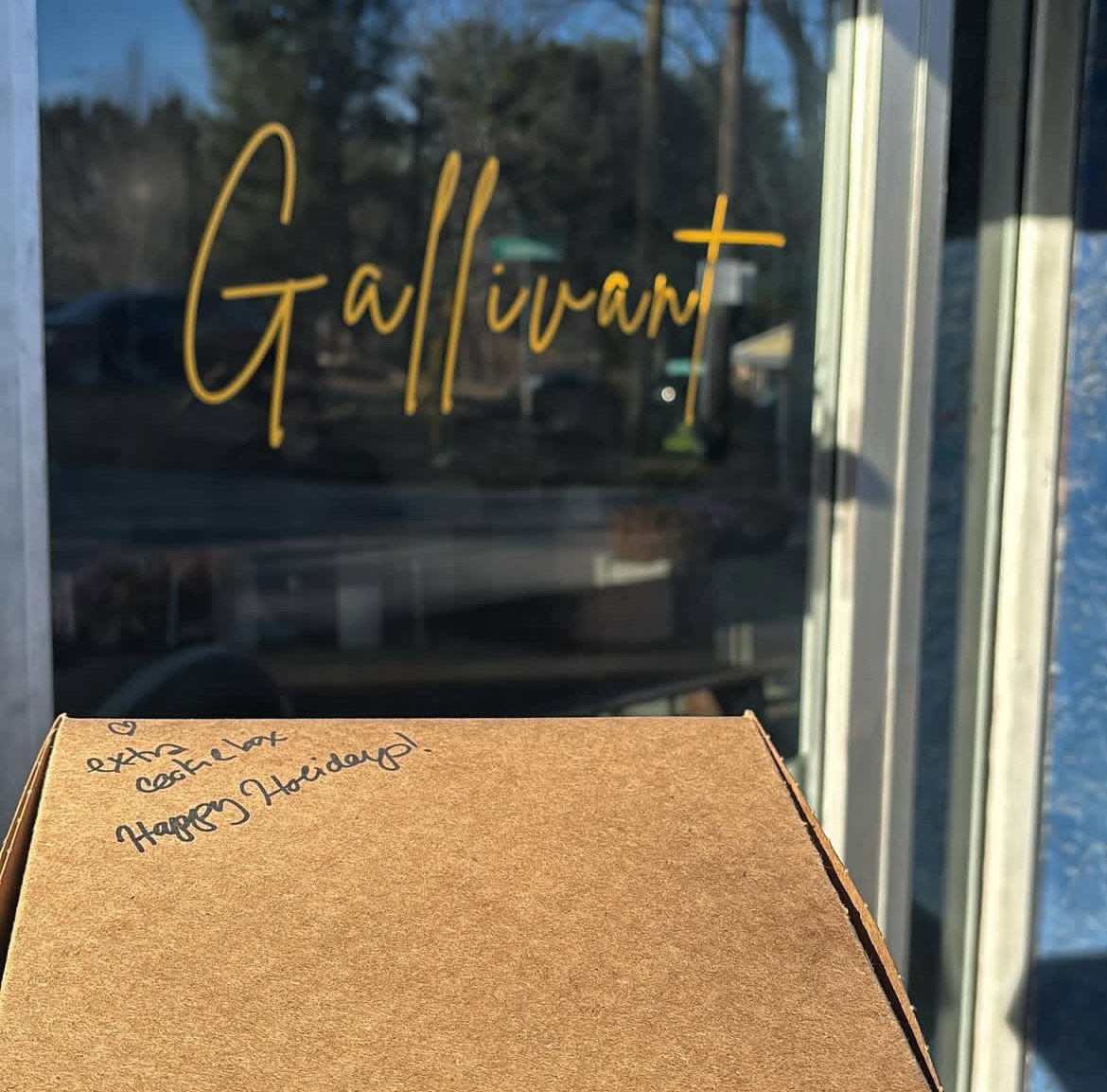 Gallivant Coffee stands strong before closure showing off their orders