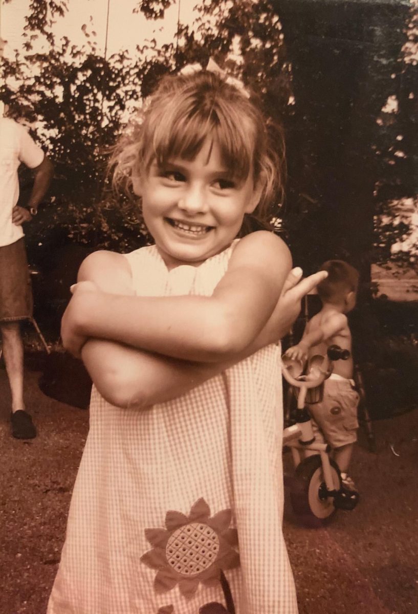 Young Alexandrea Thomson poses for the camera.