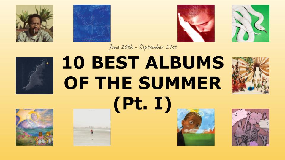 Albums of the summer graphic