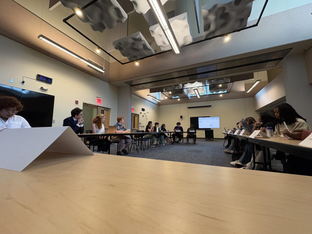 SGA senators meet with the Office of Accessibility 9/15/2025.