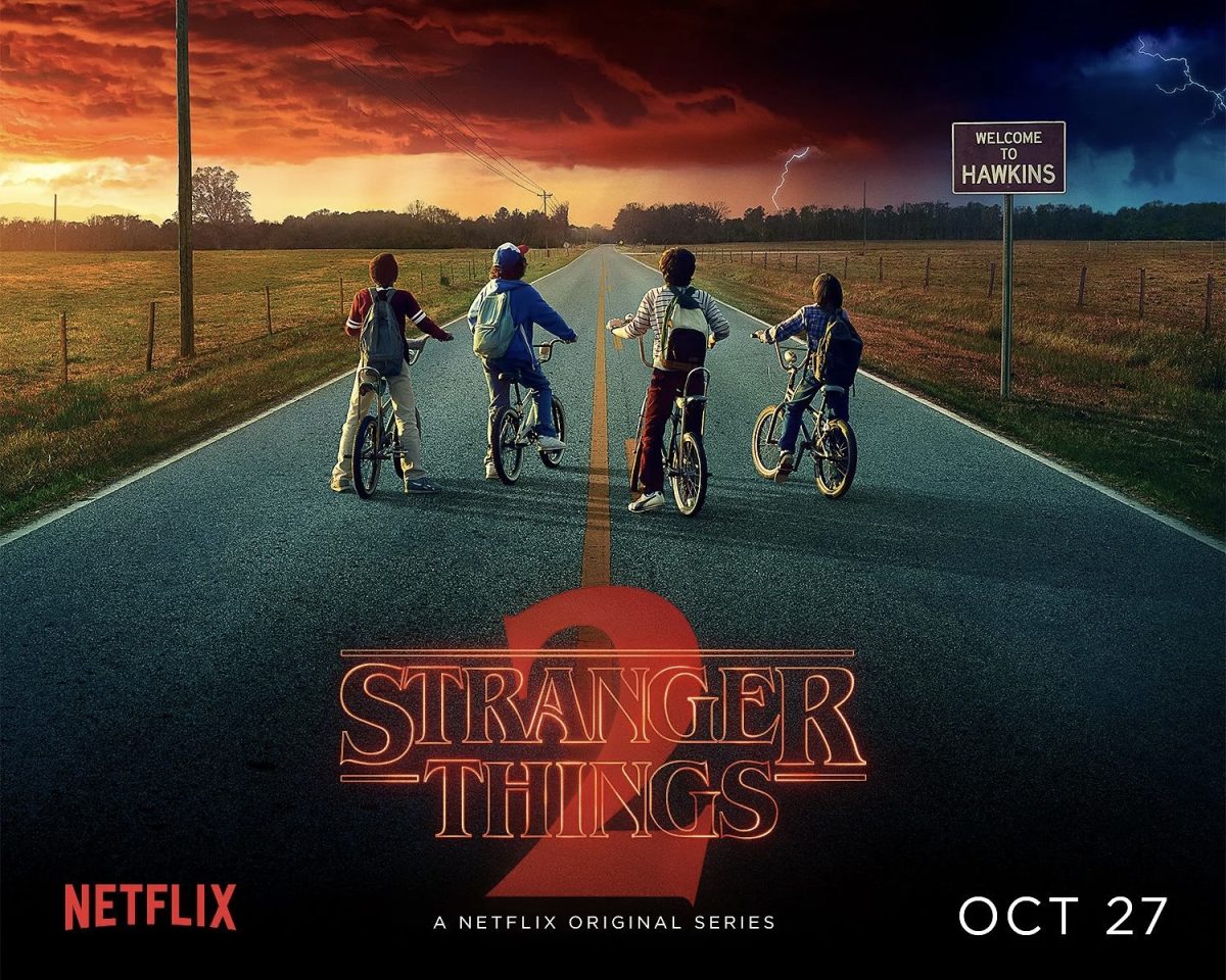 Stranger Things Season 2 poster published by Netflix