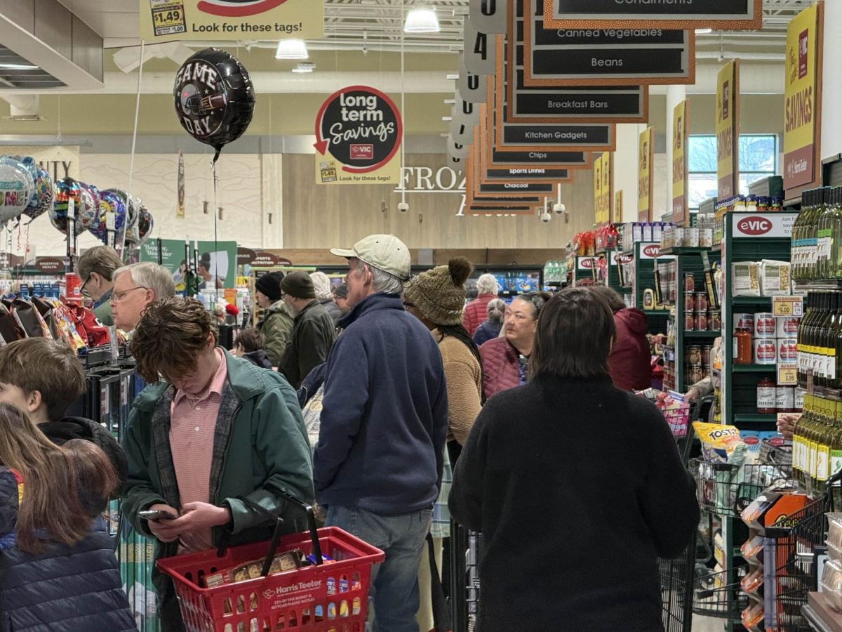 Residents of Asheville rushing to stock up for the second incoming winter storm expected to hit Asheville this weekend.