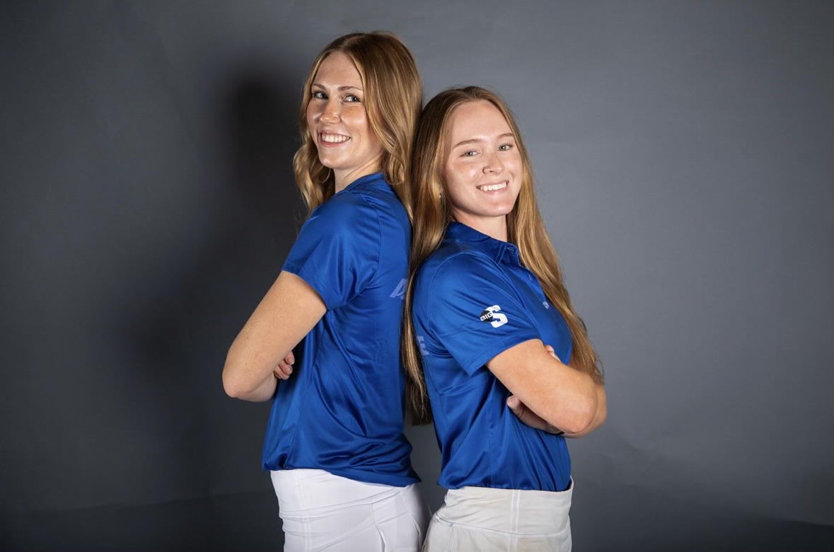 Captain and Co-captain Carolina Peterson and Kate Bennett, taken by UNCA Athletics Aug. 26, 2025
